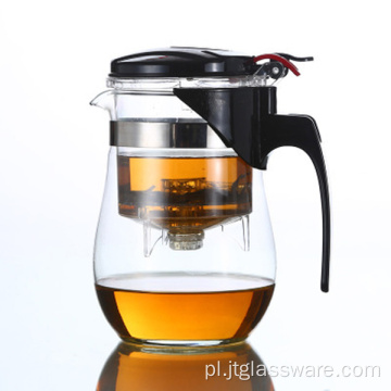 Ekspres do herbaty liściastej ze szklanym czajniczkiem